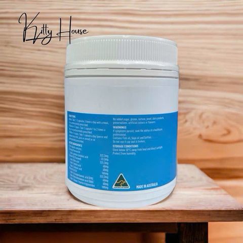 Viên uống bổ sung Omega 3-6-9 Healthy Care 200 viên - Hỗ trợ tim mạch, trí não, giảm căng thẳng, đẹp da và mắt sáng khỏe
