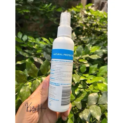 Xịt Khử Mùi Dermal Crystal Therapy 120ml - An Toàn, Không Gây Dị Ứng, Bảo Vệ Tự Nhiên, Chống Mùi Cơ Thể, Thích Hợp Mọi Loại Da