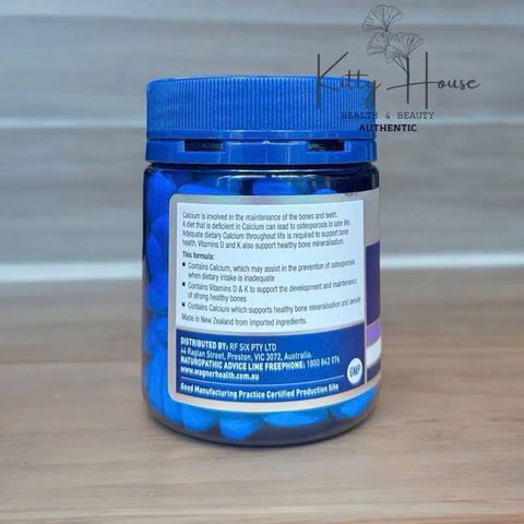 Viên uống Canxi Wagner + Vitamin D3 + K hỗ trợ xương chắc khoẻ - Bổ sung vitamin hiệu quả 100 viên