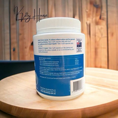 VIÊN UỐNG DẦU CÁ NATURE’S WAY FISH OIL 1500mg LỌ 400V