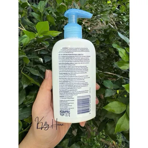 Kem chống nắng cho da nhạy cảm Cancer Council Sensitive SPF 50+/PA++++ 200ml - Bảo vệ da, an toàn cho cả trẻ em, không paraben