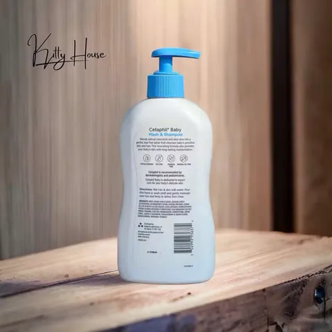 Sữa tắm gội Cetaphil Baby Wash & Shampoo chai 400ml
