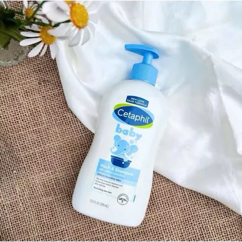 Sữa tắm gội Cetaphil Baby Wash & Shampoo chai 400ml
