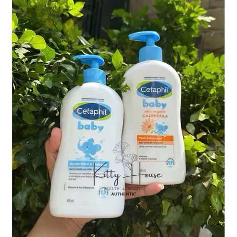 Sữa tắm gội Cetaphil Baby Wash & Shampoo with Organic Calendula chai 400ml