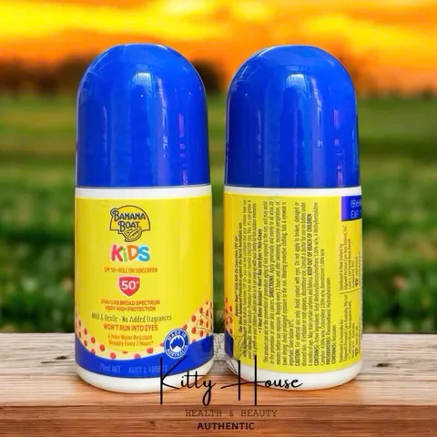 Kem chống nắng cho bé dạng lăn Banana Boat SPF 50+ Kids 75ml Roll On