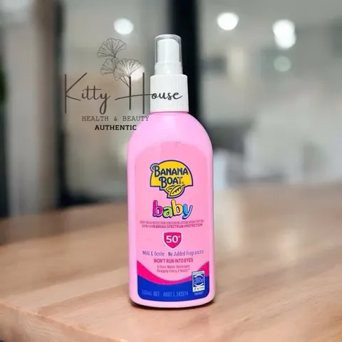 Xịt chống nắng cho bé Banana Boat SPF 50+ Baby 200ml Spray