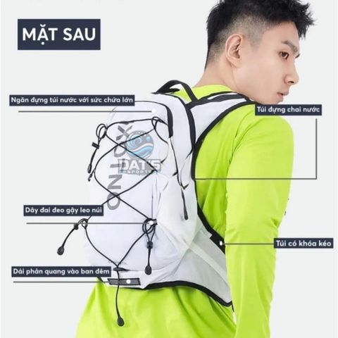 Vest Nước Chạy Trail 12L - Balo Thoáng Khí Đạp Xe, Chạy Bộ Đường Dài, Thiết Kế Nhiều Ngăn, Phù Hợp Trekking, Sport Fashion