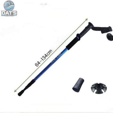 Gậy Trekking Nhôm Gấp Gọn - Gậy Leo Núi Chống Sốc Đầy Tiện Lợi Cho Chuyến Đi Bộ Đường Dài Và Hoạt Động Ngoài Trời