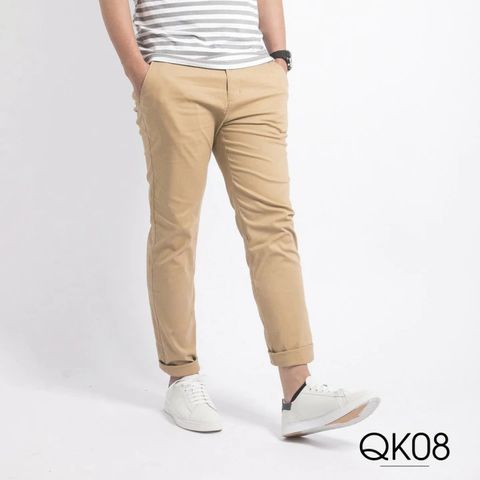 Quần Kaki Nam Dáng Âu Slimfit Màu Vàng Mơ - Thời Trang Cao Cấp Trẻ Trung Dễ Phối Đồ Cho Nam Giới