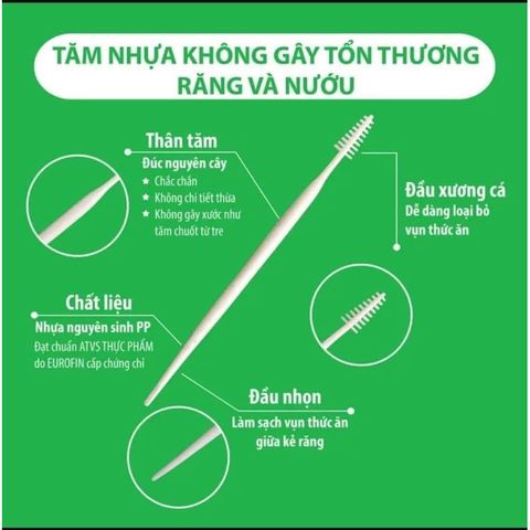 Sale Tăm xỉa răng nha khoa 2 đầu CASA Nhật Bản hộp 160 chiếc, tăm nhựa nha khoa Nhật