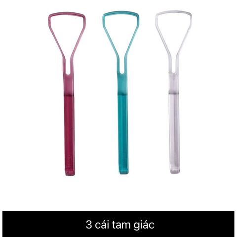 Combo 3 dụng cụ cạo lưỡi/vệ sinh lưỡi Okina Inochi nhựa nguyên sinh ,cạo lưỡi inochi chính hãng