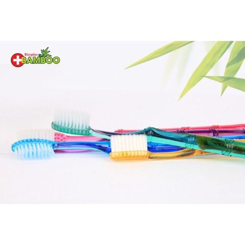 Bàn Chải Đánh Răng Bizs+ Bamboo - Sợi Chỉ Tơ Nha Khoa Thiết Kế Thông Minh, Chăm Sóc Răng Miệng Tận Gốc
