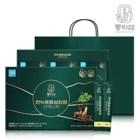Donguisam Tinh Chất Sâm Núi Tự Nhiên Nhung Hươu Trầm Hương - Tăng Cường Miễn Dịch, Giảm Căng Thẳng & Năng Lượng Tự Nhiên