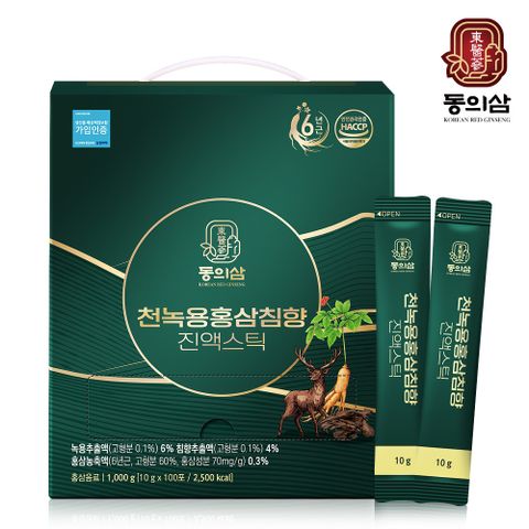 Donguisam Tinh Chất Sâm Núi Tự Nhiên Nhung Hươu Trầm Hương - Tăng Cường Miễn Dịch, Giảm Căng Thẳng & Năng Lượng Tự Nhiên