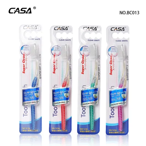 Bàn chải đánh răng Nhật Bản Casa Gum up siêu mềm, thiết kế phù hợp Nữ giới,cán trong chống mốc