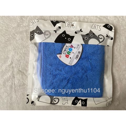 Khăn Mặt Trẻ Em Siêu Mềm Casa Nhật Bản 30x30cm - Chất Liệu 80% Polyester, Nâng Niu Da Bé, Màu Sắc Tươi Sáng