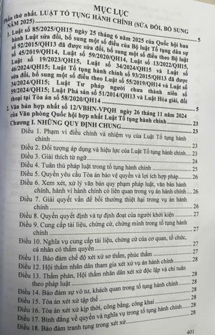 Luật Tố Tụng Hành Chính 2025 - Hướng Dẫn Chi Tiết Thi Hành và Quy Định Mới từ Nhà Xuất Bản Hồng Đức