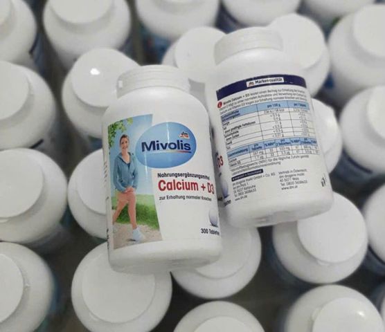 Viên Uống Bổ Sung Canxi Mivolis Calcium D3 300 Viên - Hỗ Trợ Xương Khớp Khỏe Mạnh, Nhập Khẩu Từ Đức