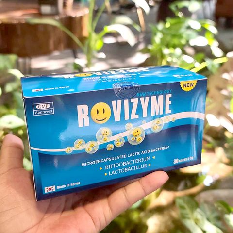 Men vi sinh Rovizyme Hàn Quốc hộp 30 gói 3g