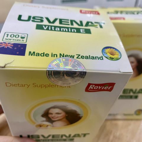 Vitamin E Usvenat Rovier New Zealand 100 viên
