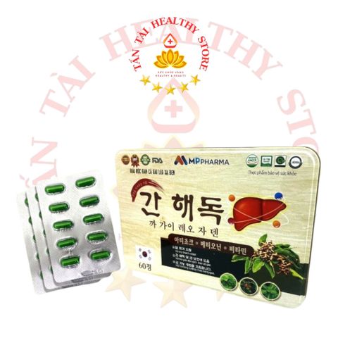 ✅[CHÍNH HÃNG, SỈ INBOX] Viên uống GIẢI ĐỘC Gan Cà Gai Leo Xạ Đen, hạ men gan, thanh nhiệt, giảm mụn MP PHARMA