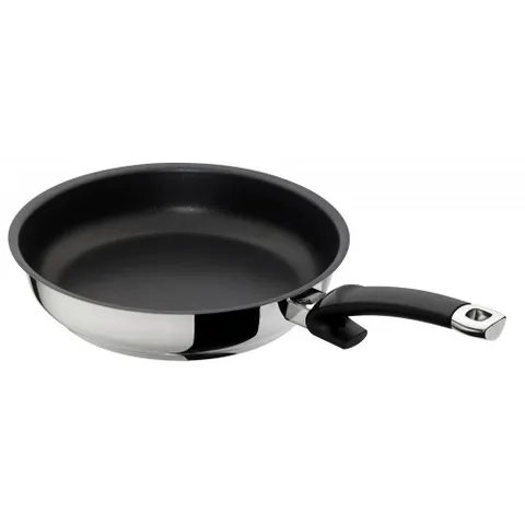 Chảo Fissler Protect Steelux Premium 24cm - Chống dính cao cấp, bằng thép không gỉ, an toàn cho sức khỏe, bếp từ và mọi loại bếp