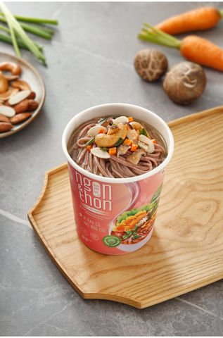 Bún gạo lứt ăn liền NGON & THON thuần chay healthy eatclean