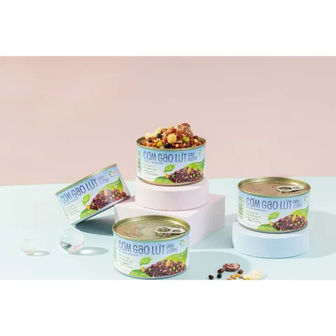 Combo 2 lon Cơm gạo lứt dinh dưỡng ăn liền 160g TÂM MINH FOODS