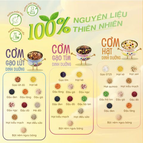 Combo 2 lon Cơm gạo lứt dinh dưỡng ăn liền 160g TÂM MINH FOODS