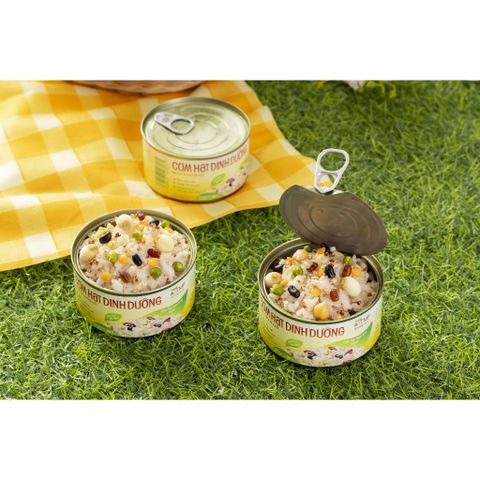 Combo mix 6 lon 3 vị Cơm gạo tím, cơm gạo lứt và cơm hạt dinh dưỡng ăn liền 160g TÂM MINH FOODS