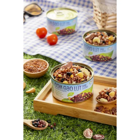 Combo 4 lon Cơm gạo lứt dinh dưỡng ăn liền 160g TÂM MINH FOODS