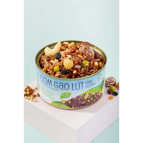 Combo 4 lon Cơm gạo lứt dinh dưỡng ăn liền 160g TÂM MINH FOODS