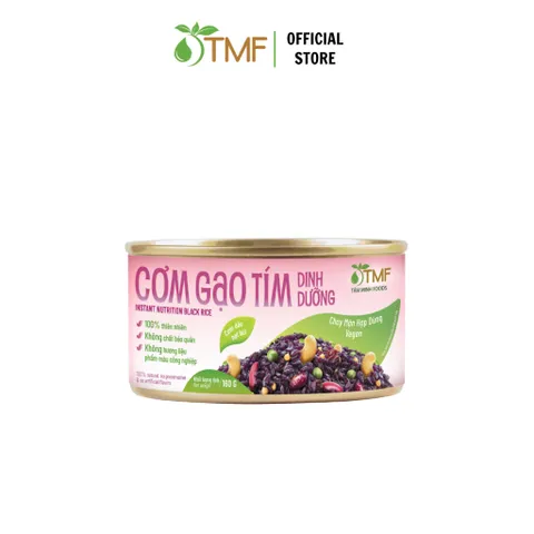 Combo mix 4 lon Cơm gạo lứt và cơm gạo tím dinh dưỡng ăn liền 160g TÂM MINH FOODS