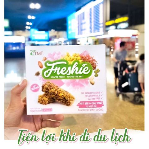 Thanh Gạo Lứt Mix Hạt Dinh Dưỡng Freshie 150g - Granola Bar Thuần Thực Vật An Toàn, Nguồn Năng Lượng Tươi Mới Từ Tâm Minh Foods