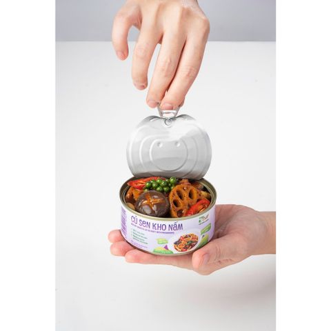 Thùng Củ Sen Kho Nấm Dinh Dưỡng Tâm Minh Foods - Món Ăn Tiện Lợi, Tự Nhiên, Giàu Chất Xơ và Vitamin Cho Bữa Cơm Thêm Đậm Đà