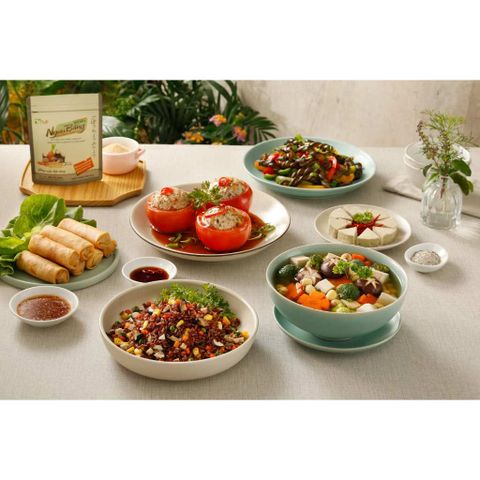 Combo 2 Gói Bột Nêm Ngưu Báng 1kg Tâm Minh Foods - Gia Vị Tự Nhiên Không Bột Ngọt Dành Cho Bé Ăn Dặm