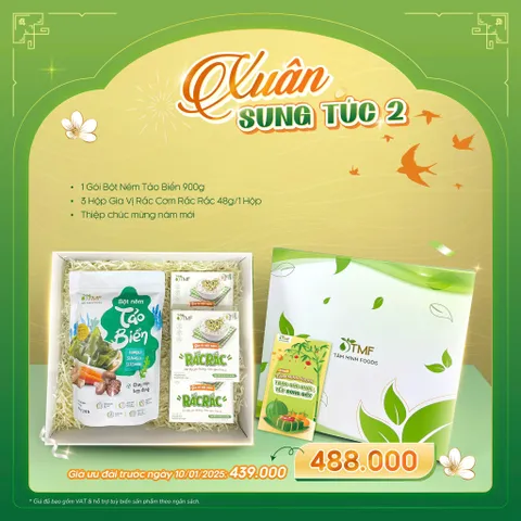 Set quà tết Sung Túc sang trọng - dinh dưỡng - sức khỏe Tâm Minh Foods