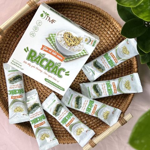 Gia vị rắc cơm rong biển Tâm Minh Foods - Hộp 6 gói cho bé ăn dặm, tự nhiên, giàu dinh dưỡng và an toàn sức khỏe