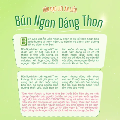 Thùng 24 ly bún gạo lứt ăn liền NGON & THON - Vị rau củ hạt ngũ cốc thuần chay healthy eatclean
