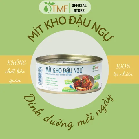 Thùng Mít Kho Đậu Ngự Dinh Dưỡng Tâm Minh Foods - Món Ăn Hấp Tiệt Trùng Từ Thiên Nhiên, Giàu Protein và Chất Xơ, Tiện Lợi Cho Mọi Gia Đình