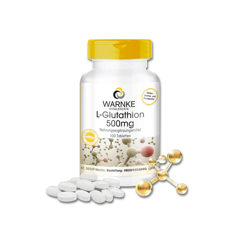 Viên Uống Trắng Da Warnke L-Glutathion 500mg 100 Viên