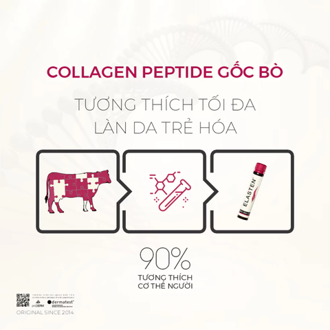 Hộp 28 ống Collagen Elasten Giúp Da Căng Mịn, Ngừa Lão Hóa, Tóc Chắc Khỏe