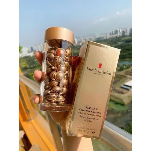 Viên Nang Elizabeth Arden Vitamin C Ceramide Capsules - Dưỡng Sáng Da và Chống Lão Hóa Hiệu Quả, Hỗ Trợ Cải Thiện Độ Đàn Hồi Da