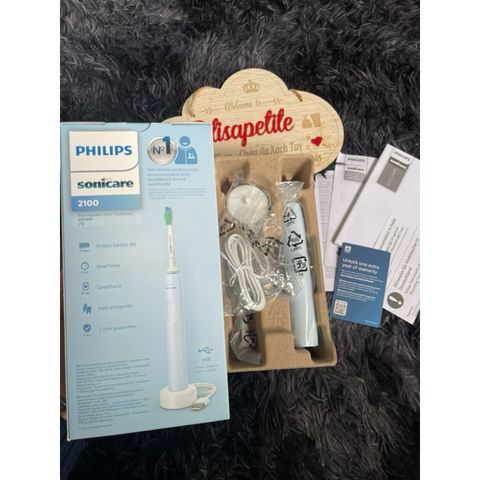 Bàn Chải Điện Philips Sonicare 2100 pro xanh mint