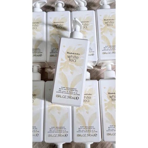 Sữa Tắm ELIZABETH ARDEN Trà Trắng - Gel Tắm Thiên Nhiên 390ml, Kháng Khuẩn, Chăm Sóc Da Mềm Mại, Hương Thơm Thư Giãn