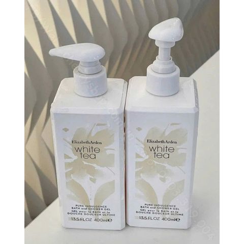 Sữa Tắm ELIZABETH ARDEN Trà Trắng - Gel Tắm Thiên Nhiên 390ml, Kháng Khuẩn, Chăm Sóc Da Mềm Mại, Hương Thơm Thư Giãn