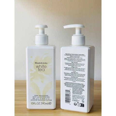 Sữa Tắm ELIZABETH ARDEN Trà Trắng - Gel Tắm Thiên Nhiên 390ml, Kháng Khuẩn, Chăm Sóc Da Mềm Mại, Hương Thơm Thư Giãn