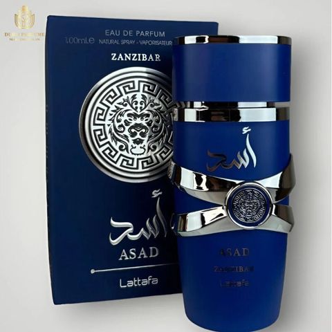 Nước hoa Lattafa Asad Zanziba 100ml Nam - Hương Đông Độc Đáo, Lưu Hương Lâu, Phù Hợp Ngày Đêm Mùa Thu Đông