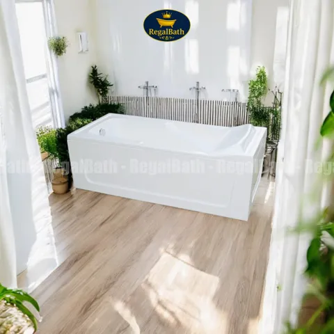 Bồn Tắm Dài 1m7 RegalBath RB-17T - Thiết Kế Hiện Đại, Dung Tích 480L, Thư Giãn Như Spa Tại Nhà
