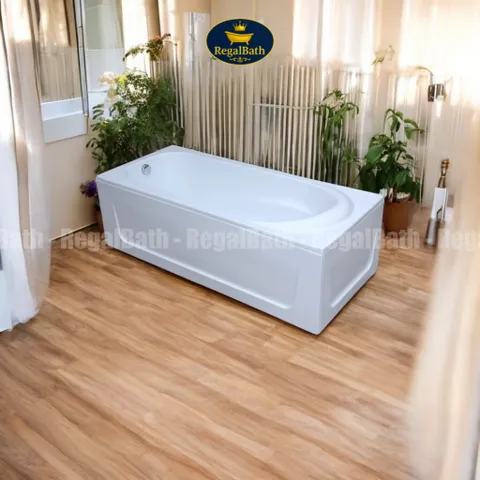 Bồn Tắm Dài Regalbath RB-17A 1m7 - Bồn Acrylic Sang Trọng Đối Với Phòng Tắm Hiện Đại - Thiết Kế Tối Giản, Tiện Nghi, Massage Tùy Chọn